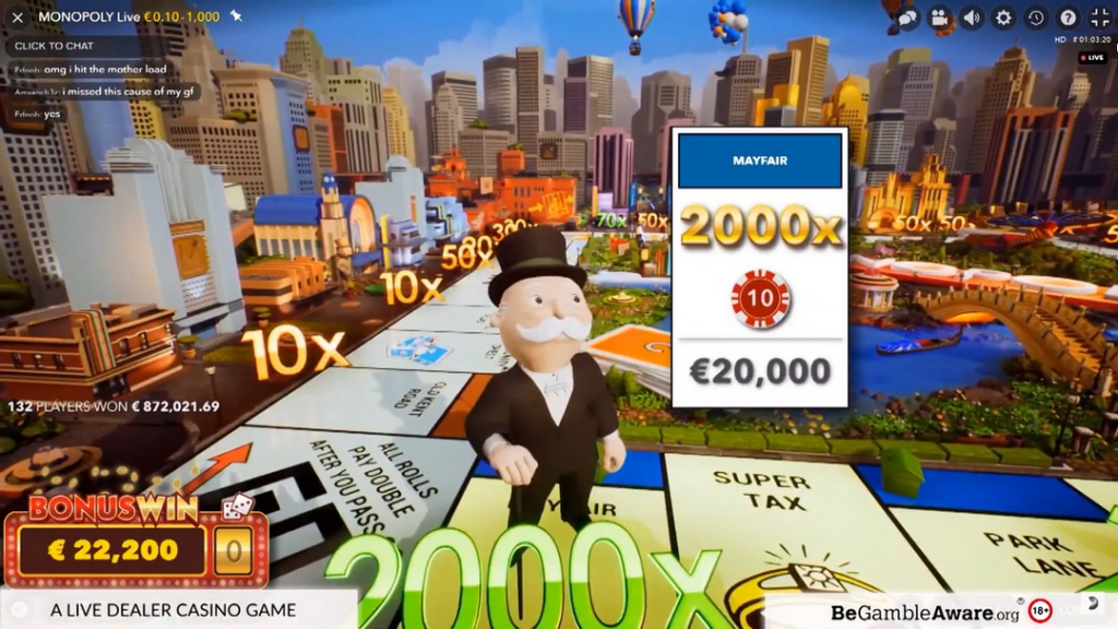 Monopoly Live Win