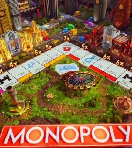 Aterrisse em casas e hotéis no jogo de bônus Monopoly Live para grandes ganhos multiplicadores!